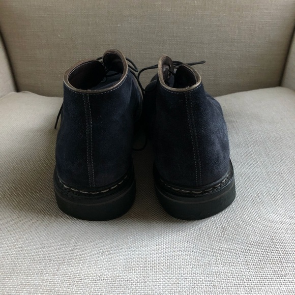 Heschung Chukka Boots Blue Suede Genet US   8.5 - Picture 6 of 8